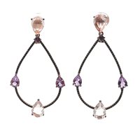 Orecchini Cianfrone Gioielli Donna in Argento Quarzo CRISOR009 - CRISOR009